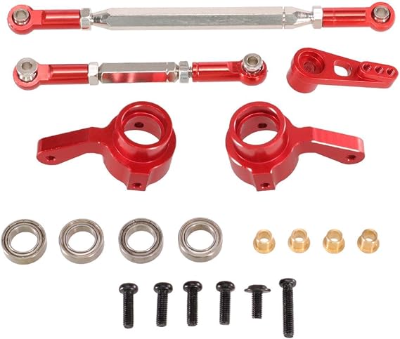 Metal Steering Components Kits RC Steering Cup 1 12 Scale Upgrade Parts For MN82 LC79 MN78 Crawler Enthusiasts 1:12 Scale RC Car Linkage Cup