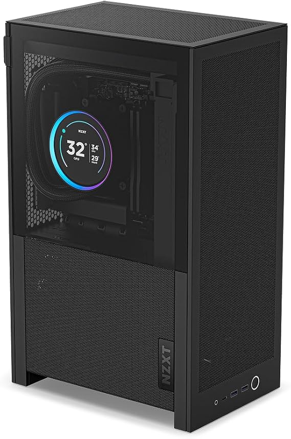 NZXT H2 FLOW Mini-ITX CI-H21FB-01 Siyah Gaming (Oyuncu) Kasa