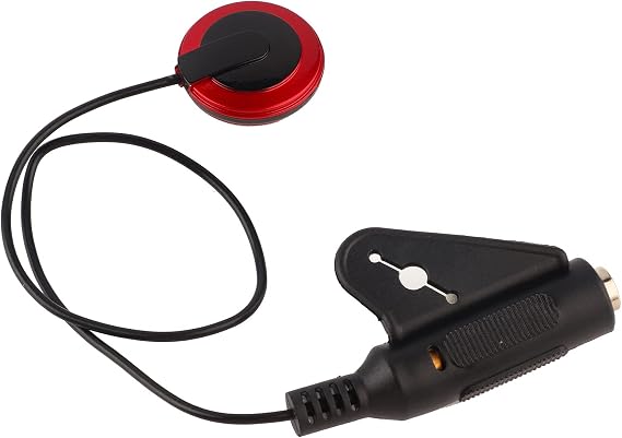 Piezo Guitar Pickup Mini Contact Microphone, Self-Adhesive Acoustic Instrument Pickup No Drilling Needed for Guitar Ukulele Erhu Banjo Violin Cello