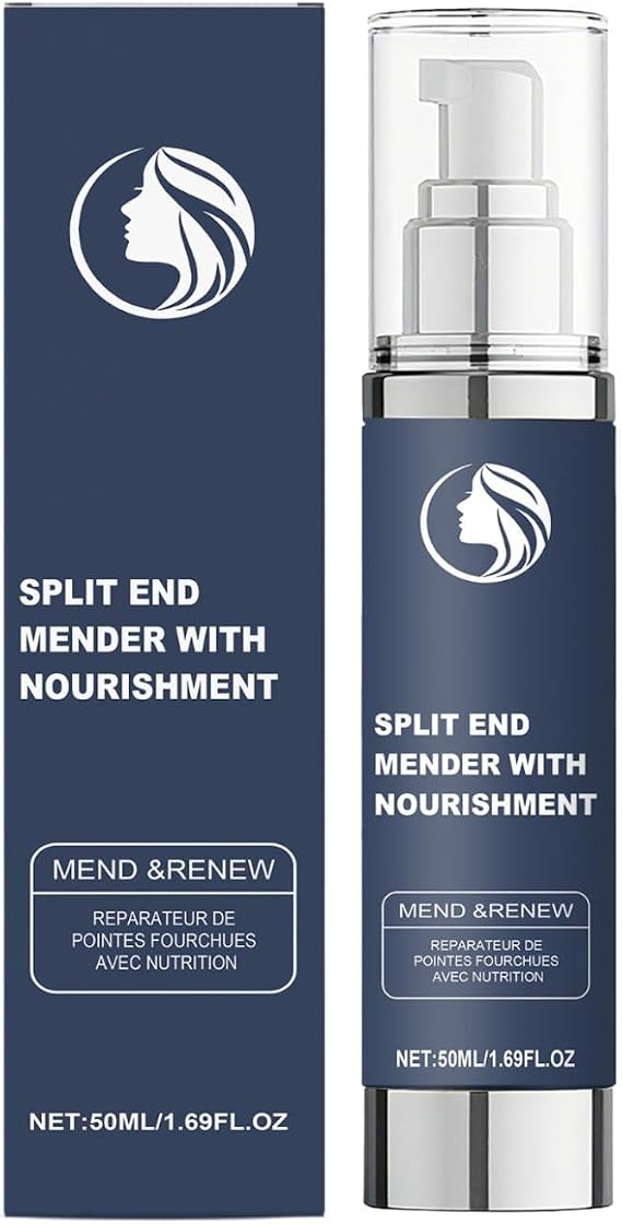 Leave-in Split End Mender Nourishing Moisturizing Hair Serum, Lightweight Hair Serum for Dry Damaged Hair and Frizzy Hair, Gently Repairs Split Ends & Leaves Healthier-Looking Hair (1pc)