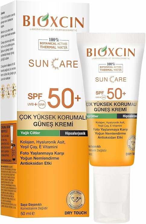 Bioxcin Sun Care Çok Yüksek Korumalı Yağlı Ciltler Için Güneş Kremi Spf 50+