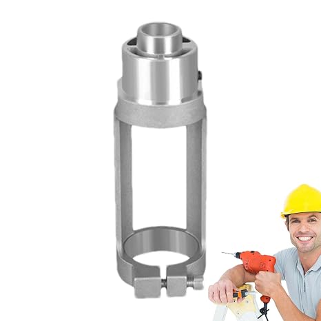 Square Drill Bit Adapter - Joint Mortiser Bit Adapter - Square Drill Bit Enhancer, Woodworking Tool for Drill Machine, Tenon Drill Bits Fixing Bracket