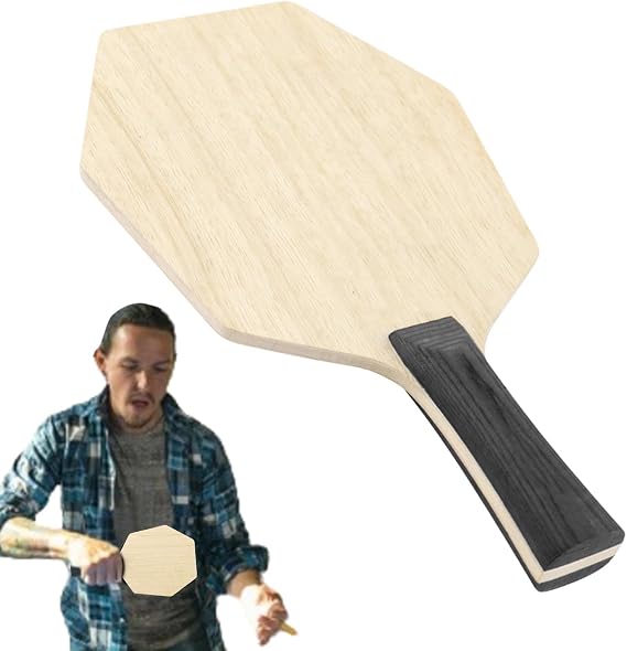 Table Tennis Paddle Base Plate Stable Hexagonal Wood Plate