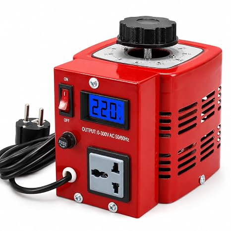 Multi-Functional Variable AC Output Transformer With Pure Copper Coil, Adjustable AC Voltage Transformer (500VA)