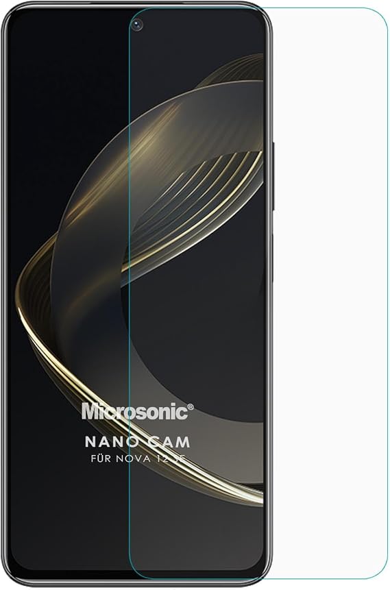 Microsonic Huawei Nova 12 SE Nano Glass Cam Ekran Koruyucu [Nova 12 SE ile Uyumlu Ekran Koruyucu - Şeffaf]