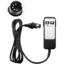 HJH5 2 Button 5 Pin Adjustable Bed Richmat Wired Remote Control Replacement Parts Fits for Matt.Firm 50 Series & Leggett and Platt Bas-X CF Wired Adjustable Bed