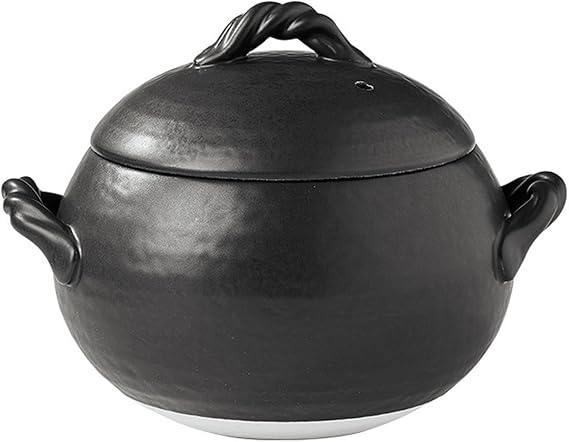 Casserole Earthenware Clay Pot, Japanese Soup Pot, Ceramic Cooking Pot