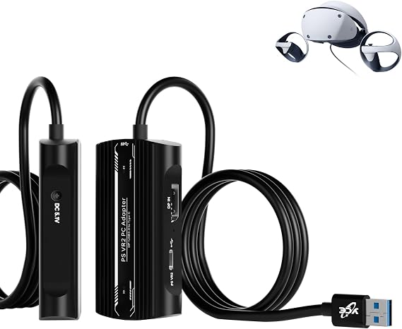 Psvr2 Pcアダプターキット Dp 1.4ケーブル&電源アダプター付き Ps Vr2、モニター用