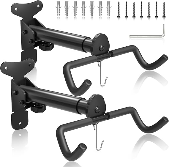 WELDUN Bike Wall Mount, Bicycle Holder, Foldable Bike Rack (2 Pack)