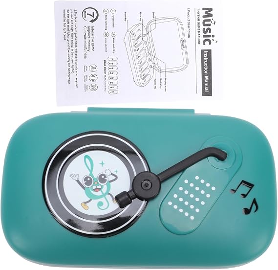 CHICIRIS Portable Electronic Keyboard, Mini Digital Piano with 7 Mode Music Rhythms for Hand Speed Practice Parent Child Interaction (Green)