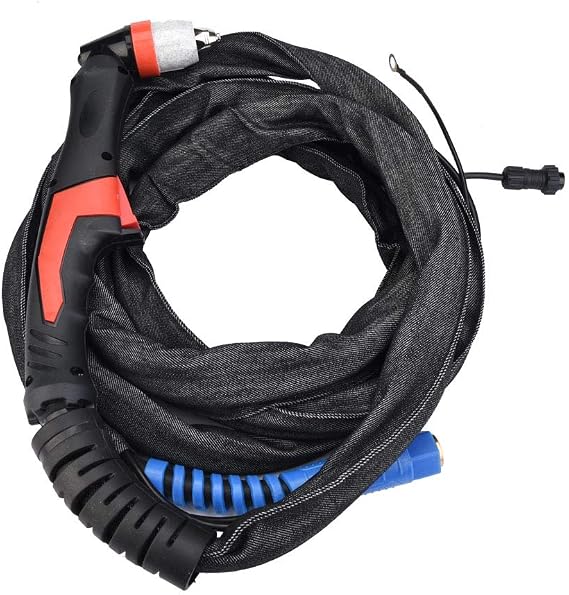 Plasma Cutter Torch P80 Welding Gun Arc Cutting Machine High Speed Precision Cutting Tool for Automotive Ship Engineering (4M/13.1FT)