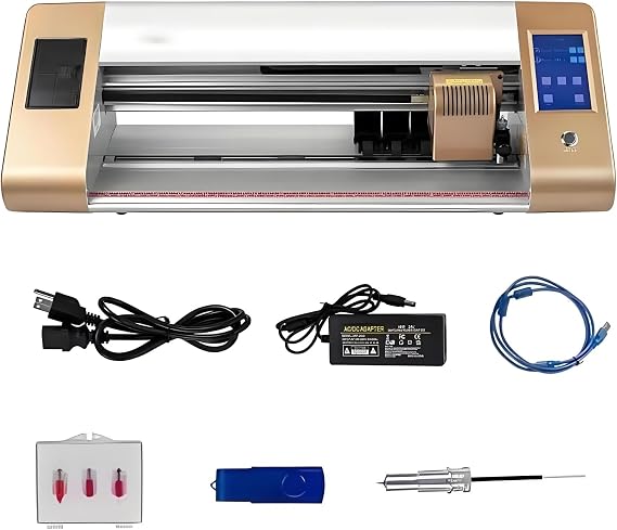 Automatic Vinyl Cutter Machine, Vinyl Plotter LCD Display, Vinyl Printer Cutting Plotter, for T Shirt Sign Maker Printing