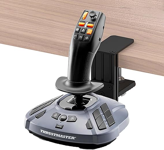 BUJ Desk Mount for WINWING URSA MINOR Airline Joystick,URSA MINOR Space Joystick,Compatible With SimTask Farmstick,T.Flight HOTAS One,T-Flight Stick X,Turtle Beach VelocityOne Flightstick