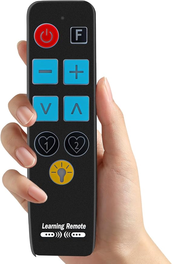 Big Button Universal TV Remote Control for Seniors with Glow-in-Dark Keys