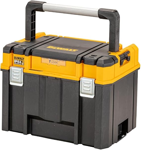 DEWALT TSTAK Deep Organiser Box IP54 with Tote Tray, DWST83343-1