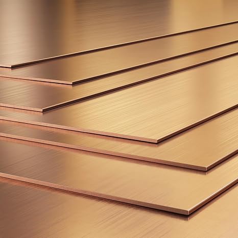 Prime Quality 99% Natural Copper Sheet Multiple Sizes and thickness's available… (0.9mm, 100mm x 100mm)