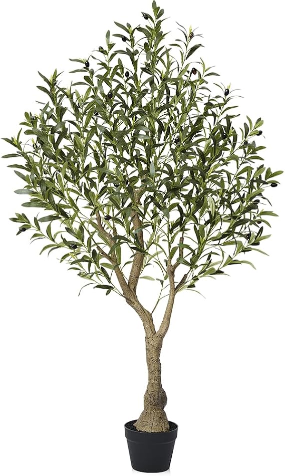 VeriNatural Artificial Olive Tree 150cm, UV Resistant Faux Plant