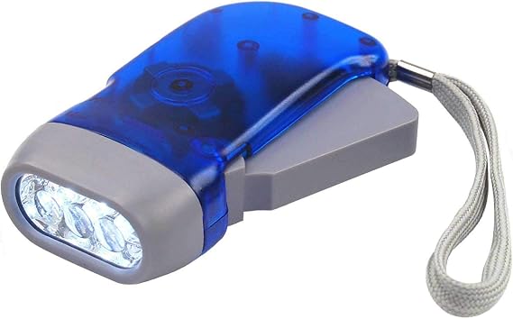 Digiflex Batterielose LED-el feneri, Dynamo ve 3 LED kamp için