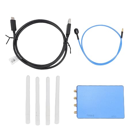 SDR Development Board Double Channel XC7A200T AD9361 Open Source USB3.0 Aluminum Alloy Black