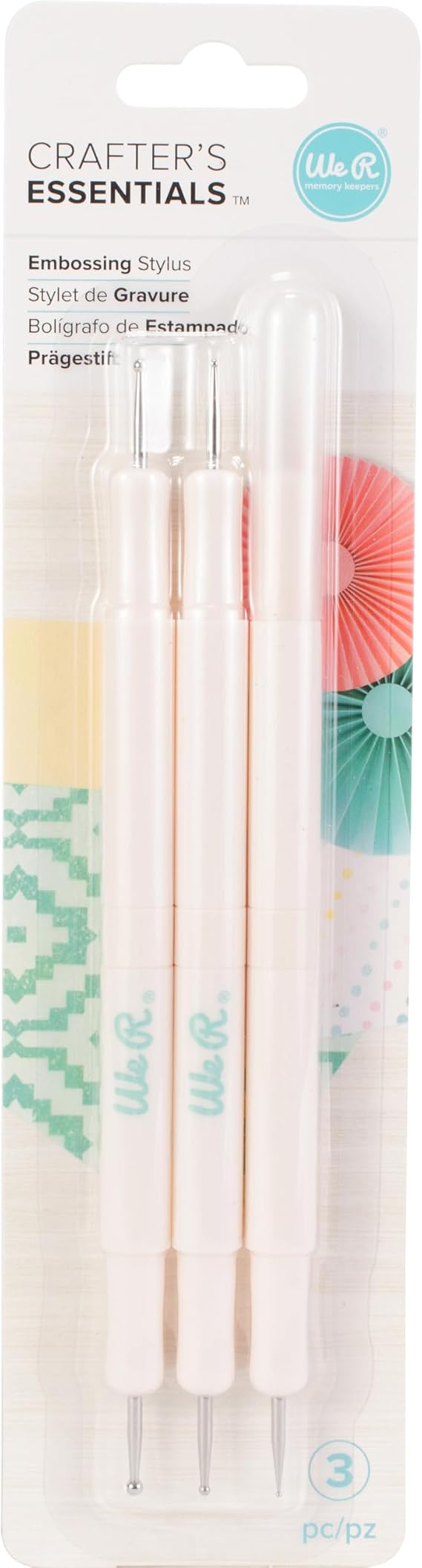 We R Memory Keepers Embossed Stylus set, multi-color, single size