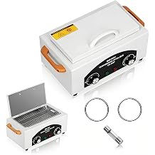 High Temperature Sterilizer, Nail Tool Sterilisers for Salon, Instrument Sterilisation Cabinet with Timer Control