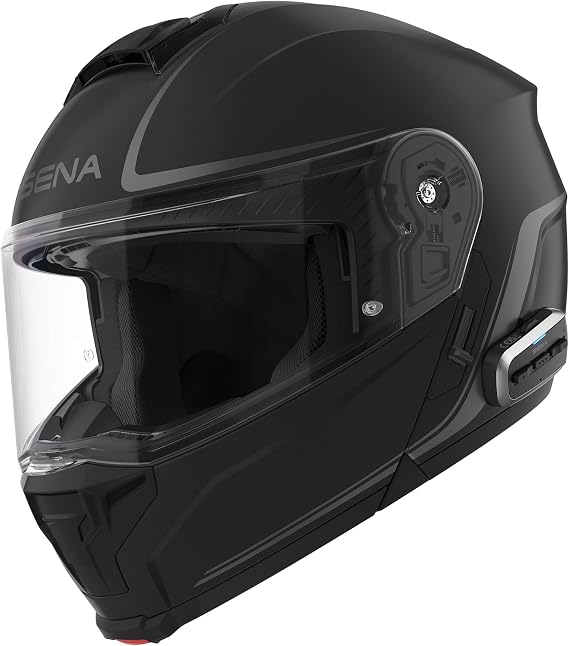 Sena Outrush 2 Modular Smart Motorcycle Helmet with Bluetooth Connectivity and Mesh Intercom