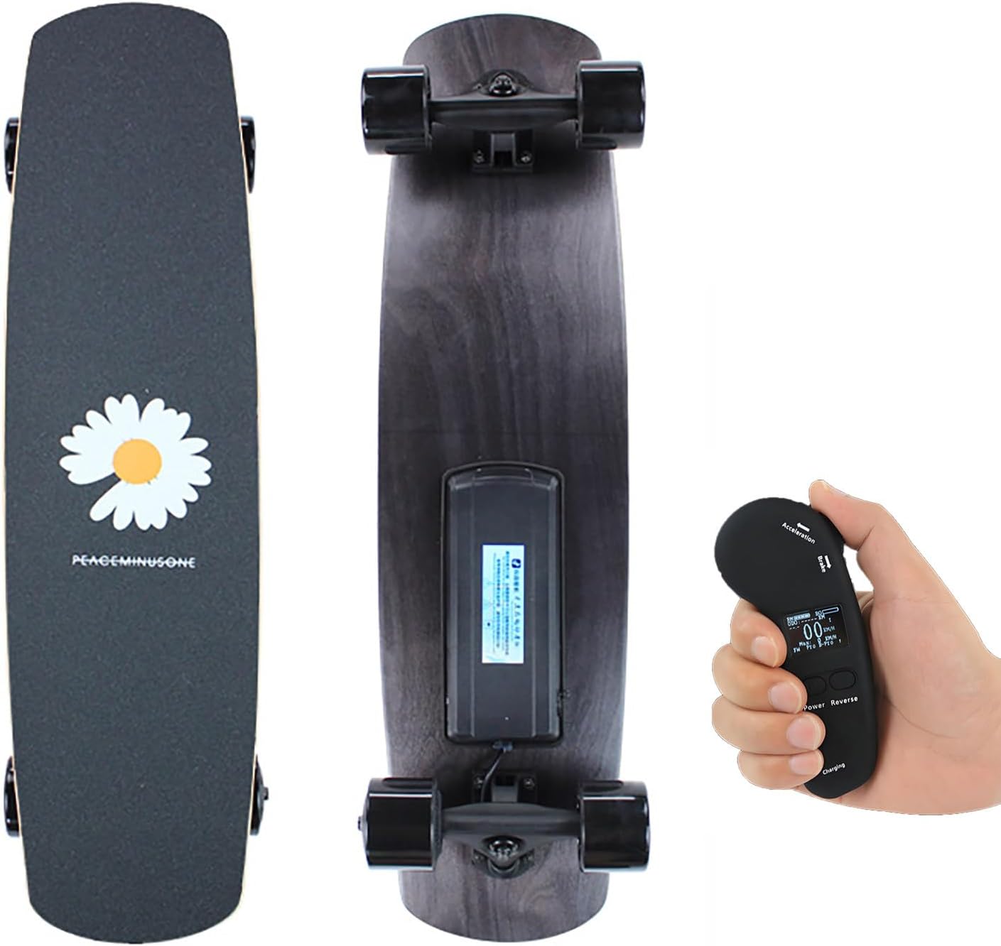 All Terrain Electric Skateboard for Adults, Professional Electric Longboard, Mountain Board with Remote, 4 Speeds Adjustment, 15km/9.3Miles Range, 300W Motor I