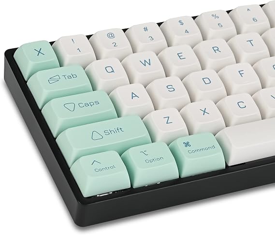60% XDA Profile PBT Keycap, 137 Keys Custom Gaming Keycaps Sublimated Cherry Gateron MX Switch Mechanical Keyboard for ANSI US and ISO UK Layouts