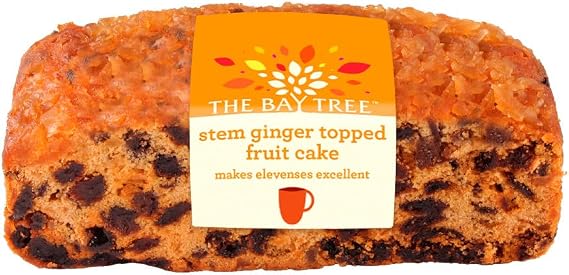 The Bay Tree - Stem Ginger Topped Fruit Cake, 310g