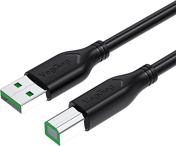 VegGieg USB B Printer Tarayıcı Yazıcı Data Kablosu 1.5 Metre