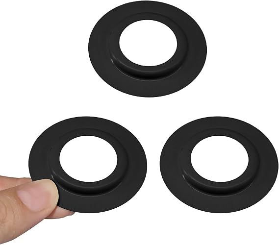 3 Pcs Black Lampshade Reducer Ring Adapter for E26/E27 Light Bulb Holders [Energy Class A]