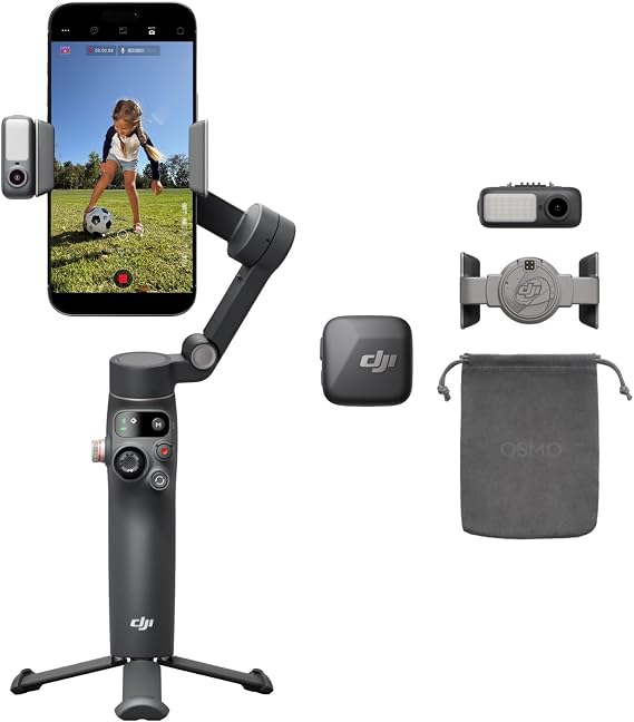 DJI Osmo Mobile 8 + Mic Mini Transmitter (Infinity Black)