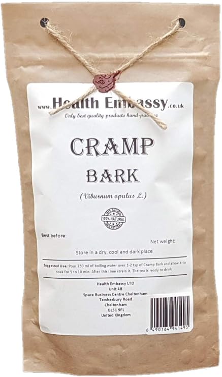 Health Embassy Cramp Bark Tea | Viburnum opulus L | 50g