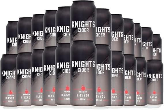 Knights Cider Premium Multi-pack, 24 x 500ml Cans