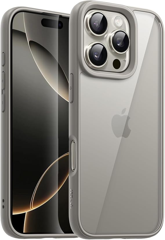 JETech Case for iPhone 16 Pro Max, Natural Titanium