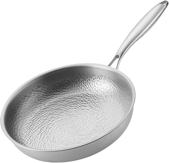 Titanium Pan Pro Multifunctional Scratch-Resistant Pans,20-28cm Non Stick Frying Pan,Even-Heating Multipurpose Cookware for Induction Cooktop Electric Stove 20cm
