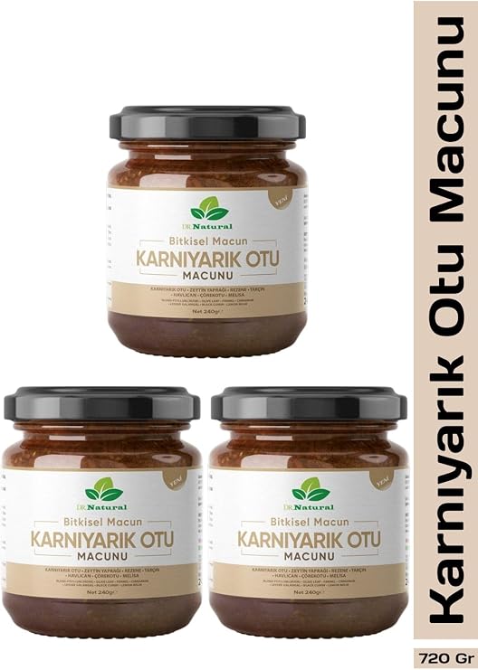 Dr. Natural Bitkisel Macun Karnıyarık Otu Macunu, 3 Adet, 240 Gr