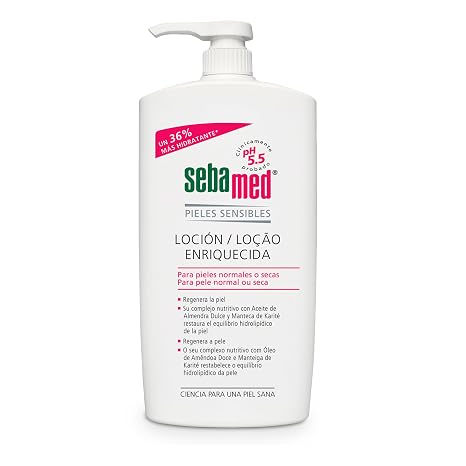 Sebamed Enriched Lotion, Body Moisturizing Cream for Dry and Sensitive Skin, Daily Use