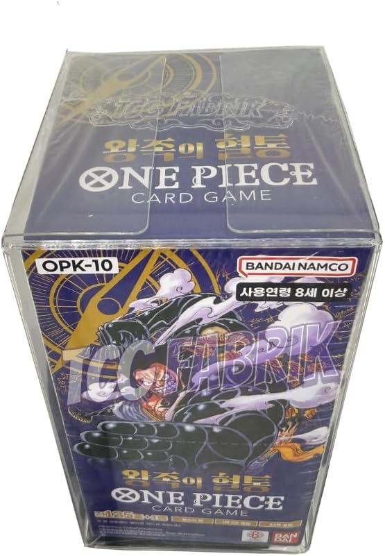 One Piece Original Korean Sealed Booster Box OP TCG (OP10 Booster Box Royal Blood Booster Box Display Factory Sealed for OP10 One Piece TCG Korean (24 Packs))