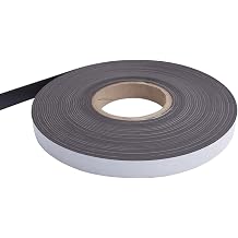 EXİZTİCARET Yapışkanlı Şerit Mıknatıs Magnet Güçlü Sağlam Rulo - 2 Cm Genişlik X 2 Mm Kalınlık X 5 Metre exizNM956