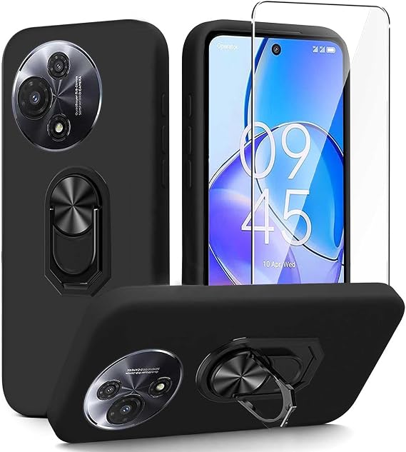 3-in-1 Black Case Compatible with TCL 60R 5G (6.67")
