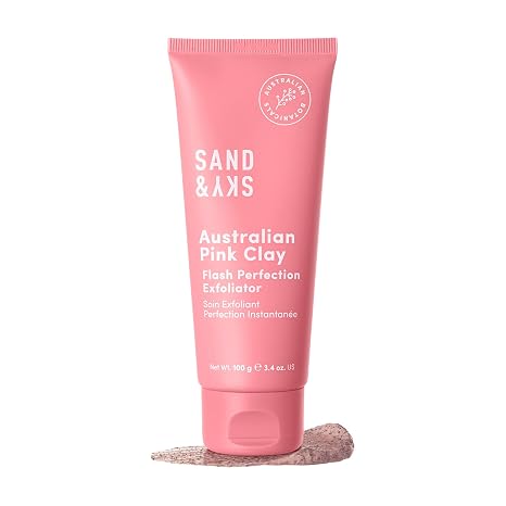 Sand & Sky Flash Perfection Face Scrub with Pink Clay from Australia