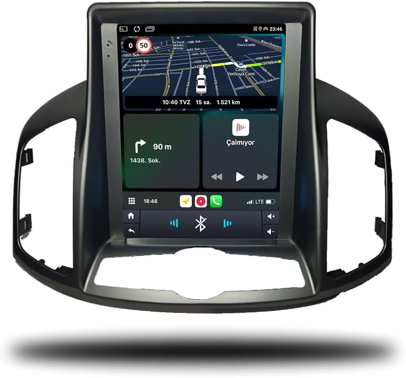 MarTechno Android Multimedya 4GB RAM 32GB Hafıza Chevrolet Captiva Tesla 2012-2015 ile uyumlu