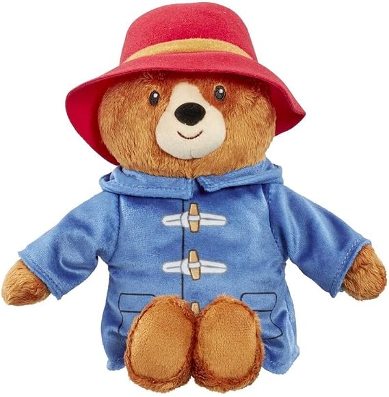 Rainbow Designs Small Paddington Bear Soft Toy - Cuddly Teddy in Famous Red Hat and Blue Duffle Coat - Plush Movie Character for Children's Bedrooms and Paddington Fans
