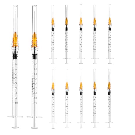 100 Pack Industry Lab Plastic Transfer Measuring Tools, 1ml Multiple Uses Measuring Tools,Individually Wrapped (100, 1ml)