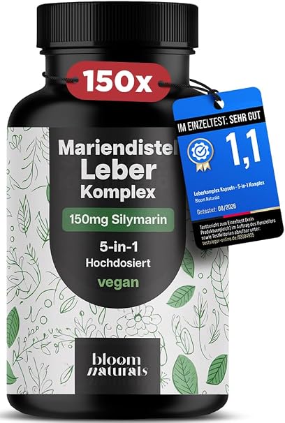 Milk Thistle Liver Complex High Dose Test Winner - 150 Capsules - 5-in-1