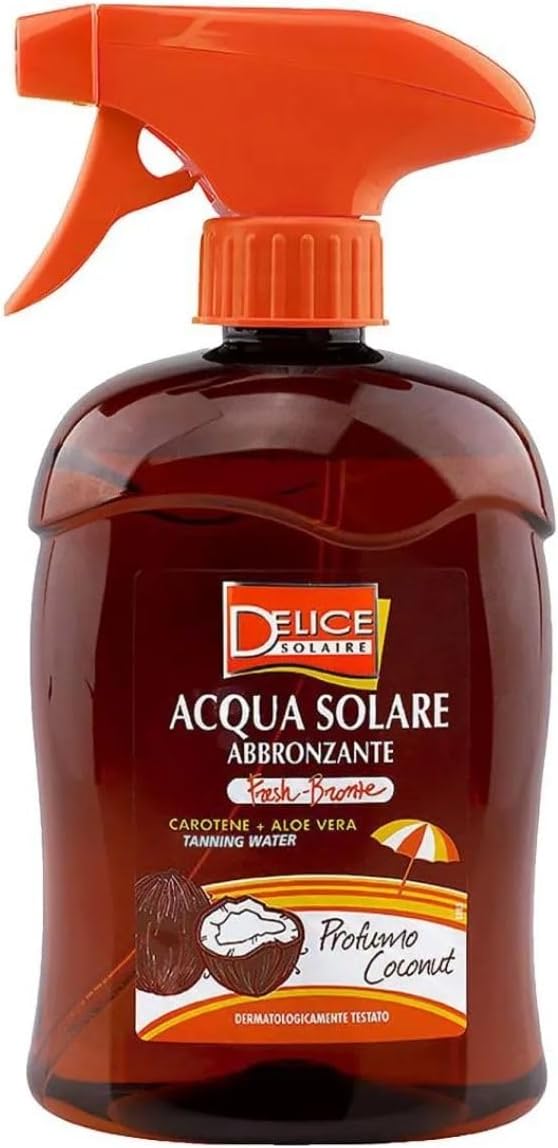 DELICE Acqua solare carotene 500 ml. - Prodotti solari