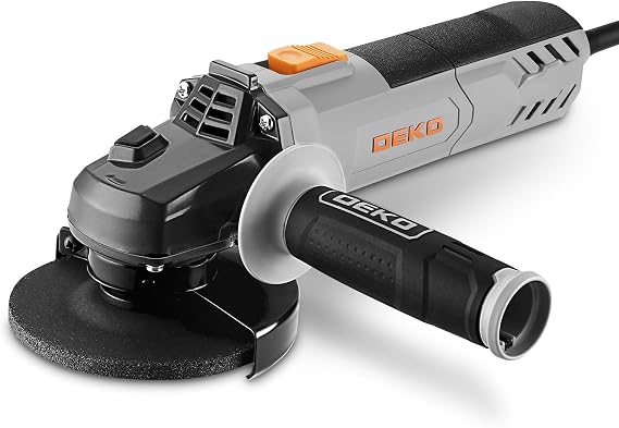 Angle Grinder Power Tool: DEKOPRO 115mm 900W Corded Electric Angle Grinder for Cutting,Polishing and Grinding Short Handle