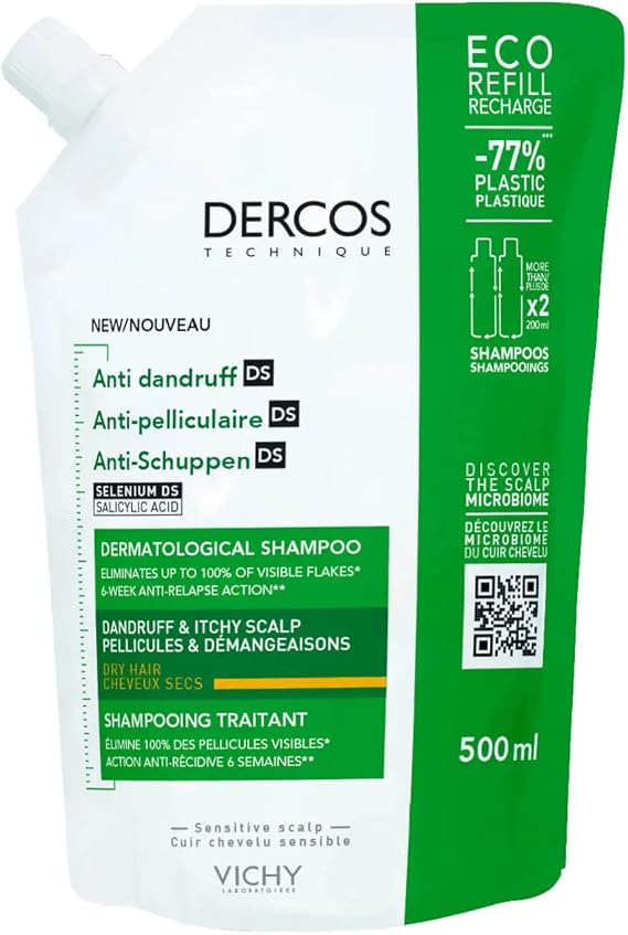 ROGER & GALLET Vichy Dercos Anti Dandruff Kepek Karşıtı Kuru Saçlar İçin Şampuan 500 ml