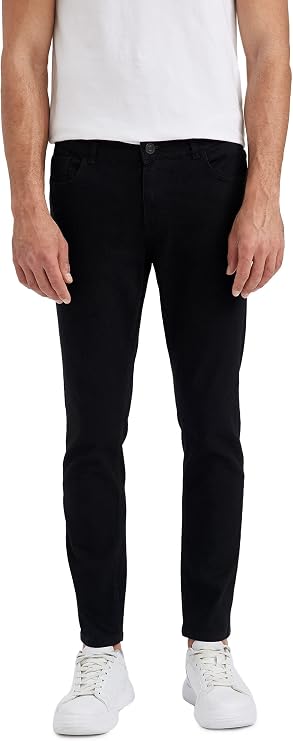 DeFacto Men's W9349AZ Jeans, Black,
